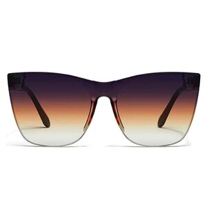 Quay Australia Come Thru Sunglasses Black/Dusk/Poppy